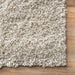 Beige Shag Area Rug 120cm x 180cm Durable Texture