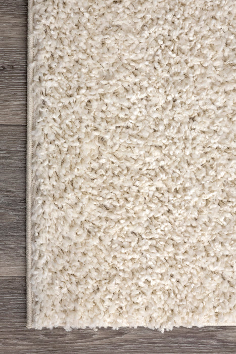 Beige Shag Area Rug 120x180 cm