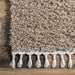 Beige Shag Area Rug 120x180 cm