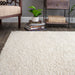 Beige Shag Area Rug 120x180 cm