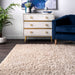 Beige Shag Area Rug 120x180 cm