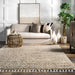 Beige Shag Area -matto 120x180 cm