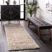 Beige Shag Area Rug 120x180 cm Durable Soft Texture