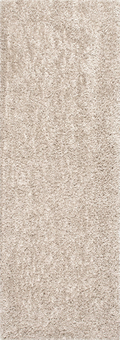 Beige Shag Area Rug 120x180 cm Durable Soft Texture