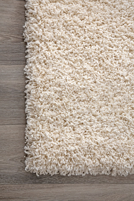 Beige Shag Area Rug 120x180 cm Pet-Friendly Design