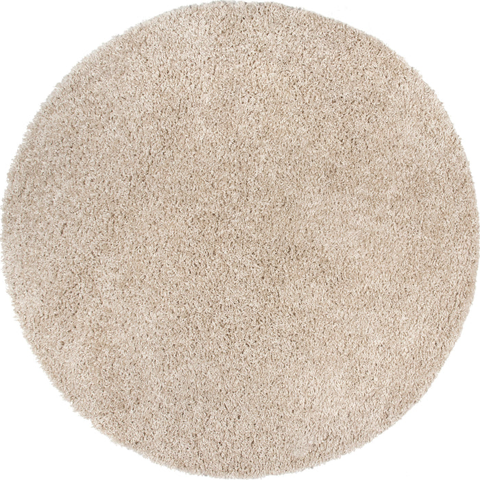 Tappeto a pelo lungo beige 120x180 cm