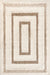 Beige Shag Area Rug 120x180 cm