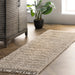 Tappeto a pelo lungo beige 150x200 cm per un arredamento elegante Home 