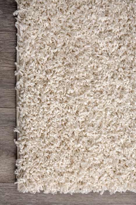 Beige Shag Area Rug For Home Decor