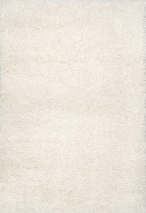 Beige Shag Area Rug For Home Decor