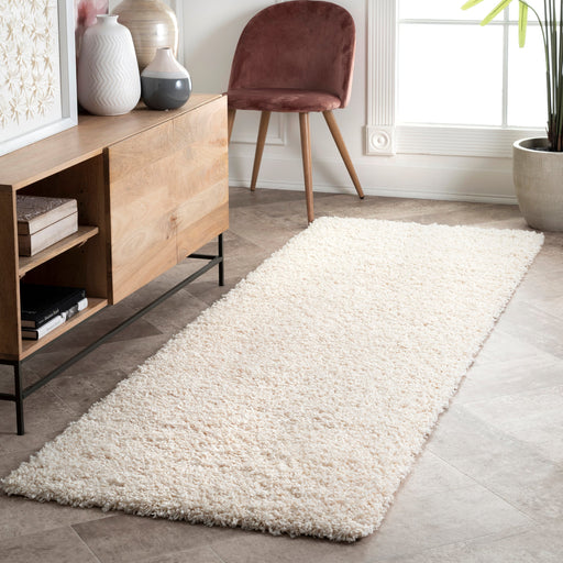 Beige Shag Area Rug for Modern and Traditional Homes