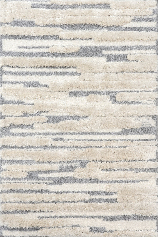 Beige Shag Geodes Area Rug 120cm x 180cm