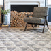 Beige Shaggy Trellis Area -matto 120x180 cm