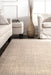 Beige Sisal Area Rug With Bordered Edges 160x230 cm