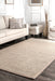 Beige Sisal Area Rug with Border Durable Natural Fiber