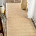 Alfombra de sisal en espiga beige 50x80 cm