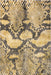 Beige Snake Texture Area Rug 120x180 cm