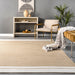 Beige Solid Area Rug For Home And Office 120x180 cm