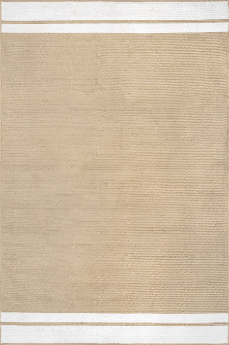 Beige Solid Area Rug For Home And Office 120x180 cm