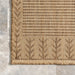 Beige Striped Indoor Outdoor Area Rug for Any Space