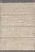 Beige Striped Jute Cotton Rug 120x180 cm