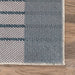 Beige Striped Machine Washable Area Rug 120x180 cm