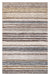 Beige Striped Shag Area Rug for Soft and Cozy Spaces