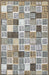 Beige Striped Washable Area Rug 160x230 cm