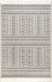 Beige Stripes Tassel Area Rug 160x230 cm