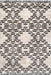 Beige Tetris Tassel Area Rug 120x180 cm