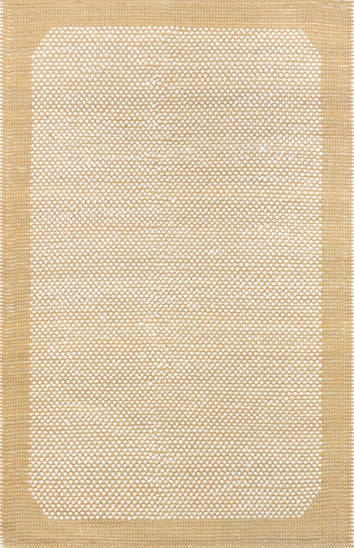 Beige Textured Farmhouse Area Rug 120x180 cm