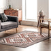 Beige Timeless Medallion Machine Washable Rug 120x180 cm