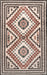 Beige Timeless Medallion Machine Washable Rug 120x180 cm