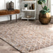 Beige Trellis Area Rug 120x180 cm