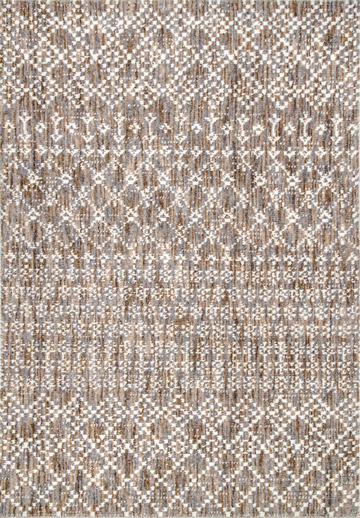 Beige Trellis Area Rug 120x180 cm