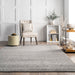 Beige Trellis Area Rug 150x210 cm for High-Traffic Spaces