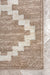 Beige Trellis Area Rug 160 cm for Living Room