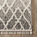 Beige Trellis Area Rug 160x230 cm