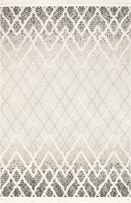 Beige Trellis Area Rug 160x230 cm