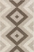 Beige Trellis Area Rug for Indoor and Outdoor Use