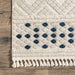 Beige Trellis Area Rug for Living Room and Bedroom