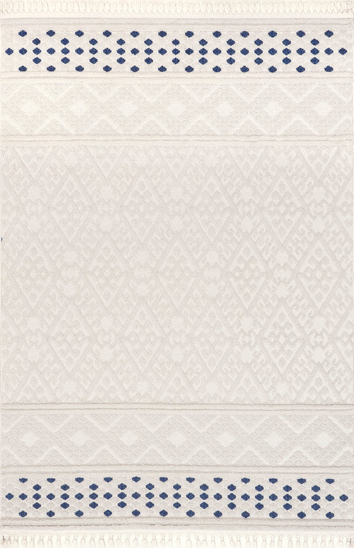 Beige Trellis Area Rug for Living Room and Bedroom