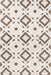 Beige Trellis Indoor Outdoor Area Rug 120x180 cm