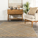 Beige Trellis Indoor Outdoor Area Rug 140x200 cm