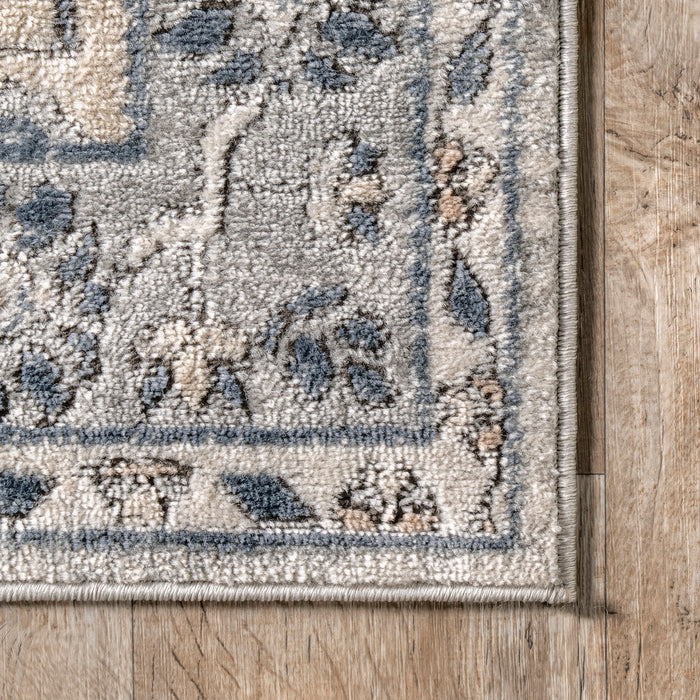 Beige Vintage Medallion Area Rug 150 cm x 240 cm