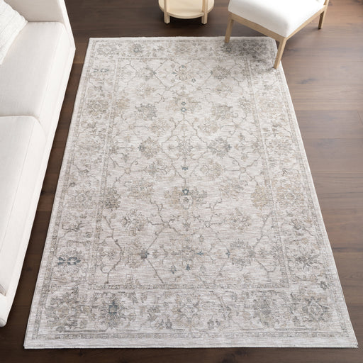 Beige Vintage Medallion Area Rug 160x230 cm