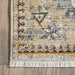 Beige Vintage Medallion Area Rug 160x230 cm