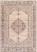 Beige Vintage Medallion Area Rug 160x230 cm