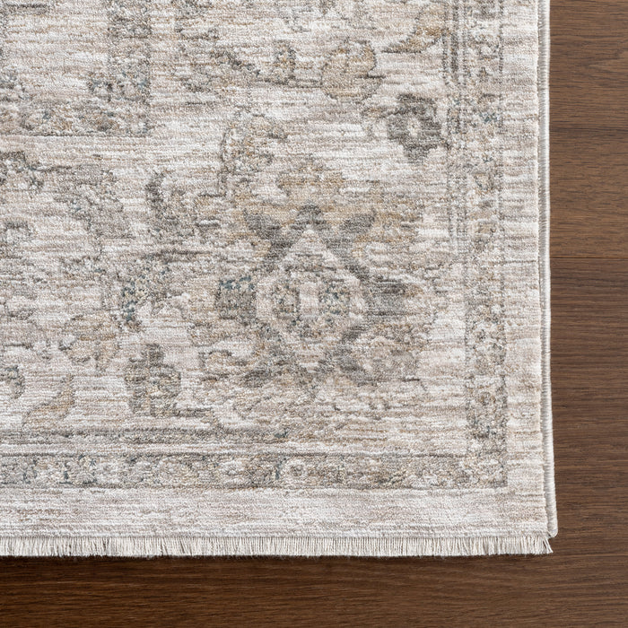 Beige Vintage Medallion Area Rug 160x230 cm