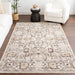 Beige Vintage Medallion Area Rug 160x230 cm